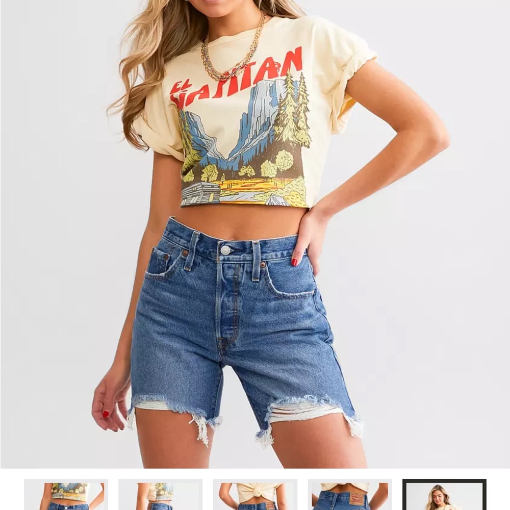 Levi’s Women’s 501 Mid-Thigh Shorts